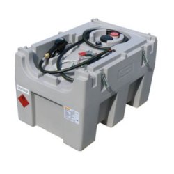 CSP43012V - Cuve station de ravitaillement 430 L en polyéthylène - Pompe 12V, débit 40 L/min