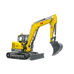 Pelle sur chenilles Wacker Neuson EZ80 - 42 kW - 7.918 à 9.208 kg - Profondeur de fouille 4.169 mm