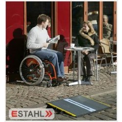 Rampe PMR Lite en fibre de verre et carbone - légère et pliable - E-stahl 30100-070F