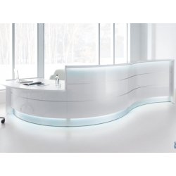 Banque d'accueil wydania, lumineuse