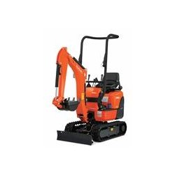 Mini-pelle Kubota K008-3 - Super-compacte et haute fiabilité