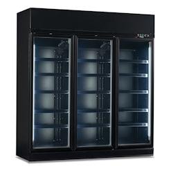 VISIOPLUS 190 3P NOIR / NOIR  - Vitrines positives à groupe logé -LMC EUROCOLD - 4012022 - noir 4012022