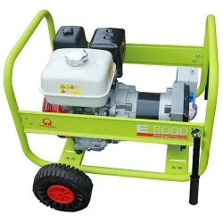 Groupe électrogène essence monophasé 6,4 kW E8000 RENTAL - PRAMAC - KIT0144