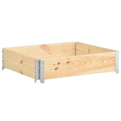 Helloshop26 - Jardinière surélevée 100 x 100 cm bois de pin solide 02_0000840 02_0000840 - métal 3000071731534
