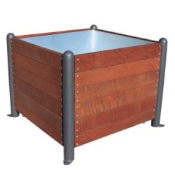 Jardinière PLUS MJ353 - capacité 370L - acier galvanisé - peinture oxiron