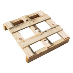 Palettes en bois - palette à deux entrées avec perçage ou lamage