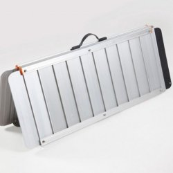 Rampe pliable éco en aluminium TE-1026-5 - 300 kg - 61 à 244 cm - Normes ERP