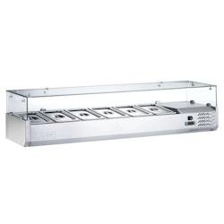A.C.L - Présentoir réfrigéré à poser vitré droit 1500mm profondeur 395 mm - MM297797