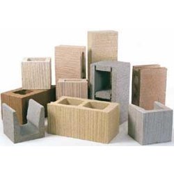 Bloc strié - textures et aspects différents pour murs extérieurs et intérieurs