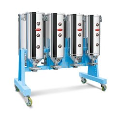 CS Trolley Châssis Master - Silo de stockage modulaire - Moretto - Acier inoxydable - 50 dm³ chacune