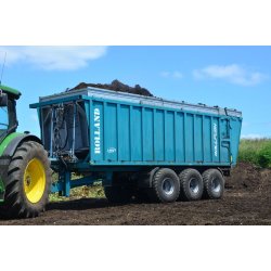 Rollpush 8742 benne agricole monocoque - rolland - volume maxi. 42 m3