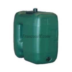 Cuve à eau verticale 1000L en polyéthylène teinté - Réf : 7649