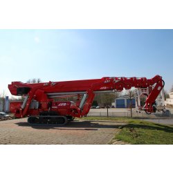 Nacelle araignée LEO35Tplus - chenilles ajustables hydrauliques - hauteur de travail 35,00 m - capacité panier 400 kg