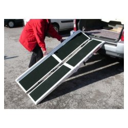 Rampes démontables pour scooter et fauteuil roulant - fibre de verre - capacité 300 kg