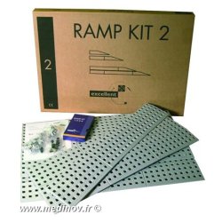Kit rampe n°2 - 75 cm de large - 3.6 à 7.2 cm de haut - Référence ASCIER02