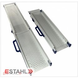 Rampe télescopique XS15F - anodisé argent naturel - longueur ajustable 935 à 1540 mm - charge max 300 kg