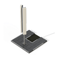 Supports pour antennes grandes hauteurs - 2 antennes H2700 L305 maxi - hauteur 2700 mm