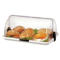 Petite Vitrine neutre - 1 niveau - 390 mm - Plexiglas  | Bartscher - A500403