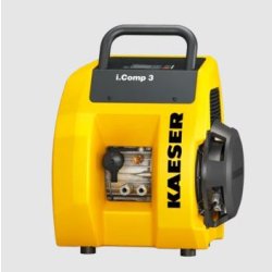 Compresseur à piston mobile KAESER i.Comp 3 - Débit 160 l/min - Pression jusqu'à 11 bar - Sans huile - Compact et léger