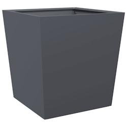 Helloshop26 - Jardinière bac lit surélevé plantes fleurs terrasse jardin 50 x 50 x 50 cm acier anthracite 02_0037651 - acier 3000214048604