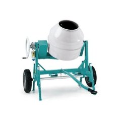 IMER Bétonnière électrique tractable Syntesi S190R - 190L - Moteur 1 kW - Remorquable 25 km/h
