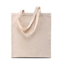Sac shopping en coton biologique - Kimood KI0288 - Anses 70 cm - 130 g/m²