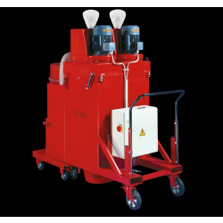 Aspirateur industriel Ruwac DS4 - triphasé 15 kW, capacité 200 l, filtre 11-16,8 m²