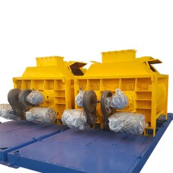 Bétonnière 2000 litres haute puissance à double arbre - ZEYU ZHONGGONG - JS2000 - mélange stable et productivité élevée