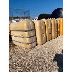 Conteneur plastique ex stockage fioul 2000 L - occasion - ref : w00202302004p - Dabert-Citernes