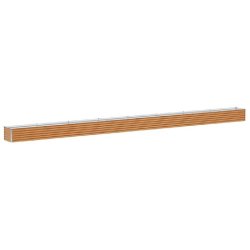 Helloshop26 - Jardinière surélevée jardin 775 x 50 x 36 cm drainage optimal style industriel en acier galvanisé marron clair 02_0059036 - marron a