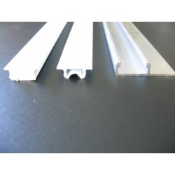 Clip Oméga PVC + Clé PVC - Barre de 4 m pour profils, tubes et pannes alu