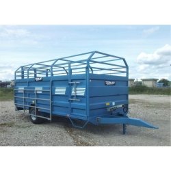 R550 - Bétaillère simple essieu - Série lourde renforcée - PTAC 6150 kg - 5,50m pour 8 à 9 bovins