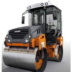 HD 10 VO - Rouleau compresseur tandem Hamm - Cylindres vibrant et oscillant - Poids 2525 kg