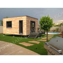 Studio de jardin - maison de jardin - avec ossature bois val d'oise 20 m² 