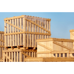 Caisse de transport en bois à claire-voie ou parois pleines - PMV Emballages - solution sur mesure