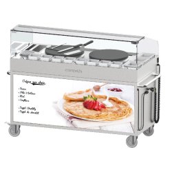 Chariot à crêpières double 40 encastrées Casselin