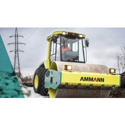 Compacteur à un seul tambour - Rendement de compactage de pointe - Réglages d'amplitude et de vibration - Ammann