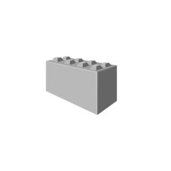 Bloc béton modulable - diverses configurations et dimensions standards disponibles