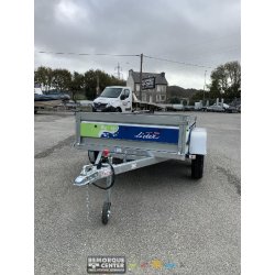 Remorque bagagère Lider BAG 233 - 2 essieux - PTAC : 500Kg - 233 x 132 cm - Référence 39330_FLORENCE_BAG233/2E