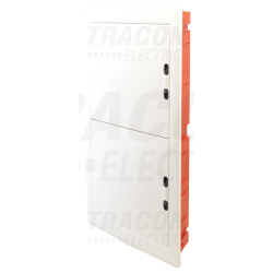 Tableau de distribution encastré - porte plane blanche 4×18 (72 modules) - IP40 - dimensions 860×440×95mm