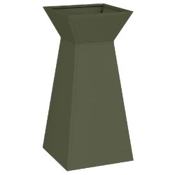 Helloshop26 - Jardinière à pilier moderne décoration jardin 35 x 35 x 73 cm en matériaux durables olive 02_0052402 - 3000237400250
