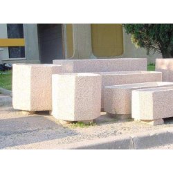 Jardinière en béton octogonale - 6 dimensions disponibles - Finitions gravillons lavés - Fabrication française