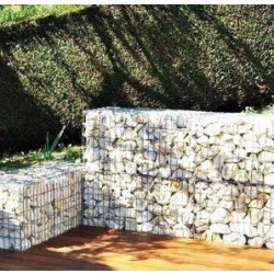 Mur de soutènement - Renfort gabion long 1.00m - Diamètre 4mm - Galvanisé