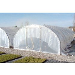 Serre tunnel à pied droit destinée aux horticulteurs et pépiniéristes - Longueur 6m - Val de Loire Pro 4 m