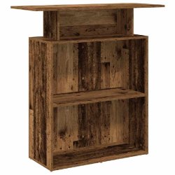 Bureau de réception vieux bois 100x40x104 cm bois d'ingénierie Modèle Vega Factory - 8721158658951