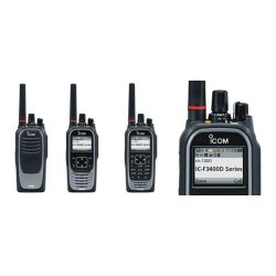 Talkie-walkie professionnel pmr numérique aves écran et clavier ic-f3400d/dp