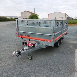 Brian James Tipper Benne Basculante - 4,00 m × 2,00 m - 2024 - PTAC 3500 kg