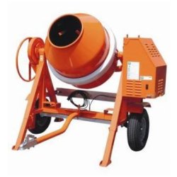 Bétonnière BS350E - Gamme tractable NOVA PRO - Moteur électrique - Cuve 350L - Malaxage 290L