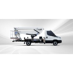 Camion châssis cabine ZED 23.3 JHL / Iveco Daily - nacelle articulée 23m avec bras pendulaire