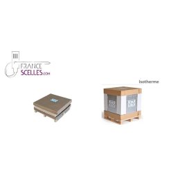 Caisse isotherme sur palette SUR MESURE  - Protection thermique des marchandises - Recyclable et personnalisable